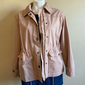 Banana Republic Light Pink Utility Jacket